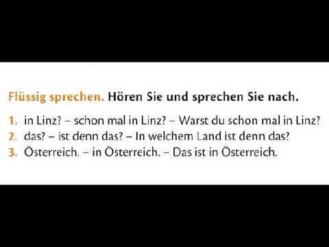 (გერმანული ენა) მოსასმენები 12 – Flüssig sprechen